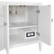 James Martin Vanities 72'' Vanity, Bright White w/ Single Hole 3 CM White Zeus Quartz Top & Backsplash 485-V72-BW-1WZ - alternate 2